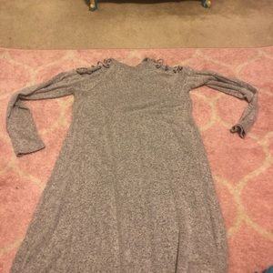 AEO sweater dress with tied shoulders